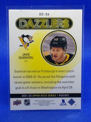 2021-22 Upper Deck Series 1 Dazzlers Blue Jake Guentzel #DZ-36 | eBay