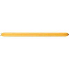 Qualatex 350Q Goldenrod Latex Balloons 100ct   High-Quality Twisting