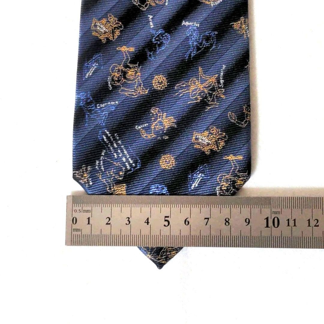 Constellation Pattern Necktie Stylish Star Sign D… - image 6