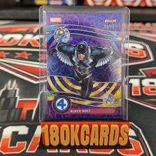 2026 Topps Finest Fantastic Four Negative Zone Black Bolt NZ-016 Purple 40/75