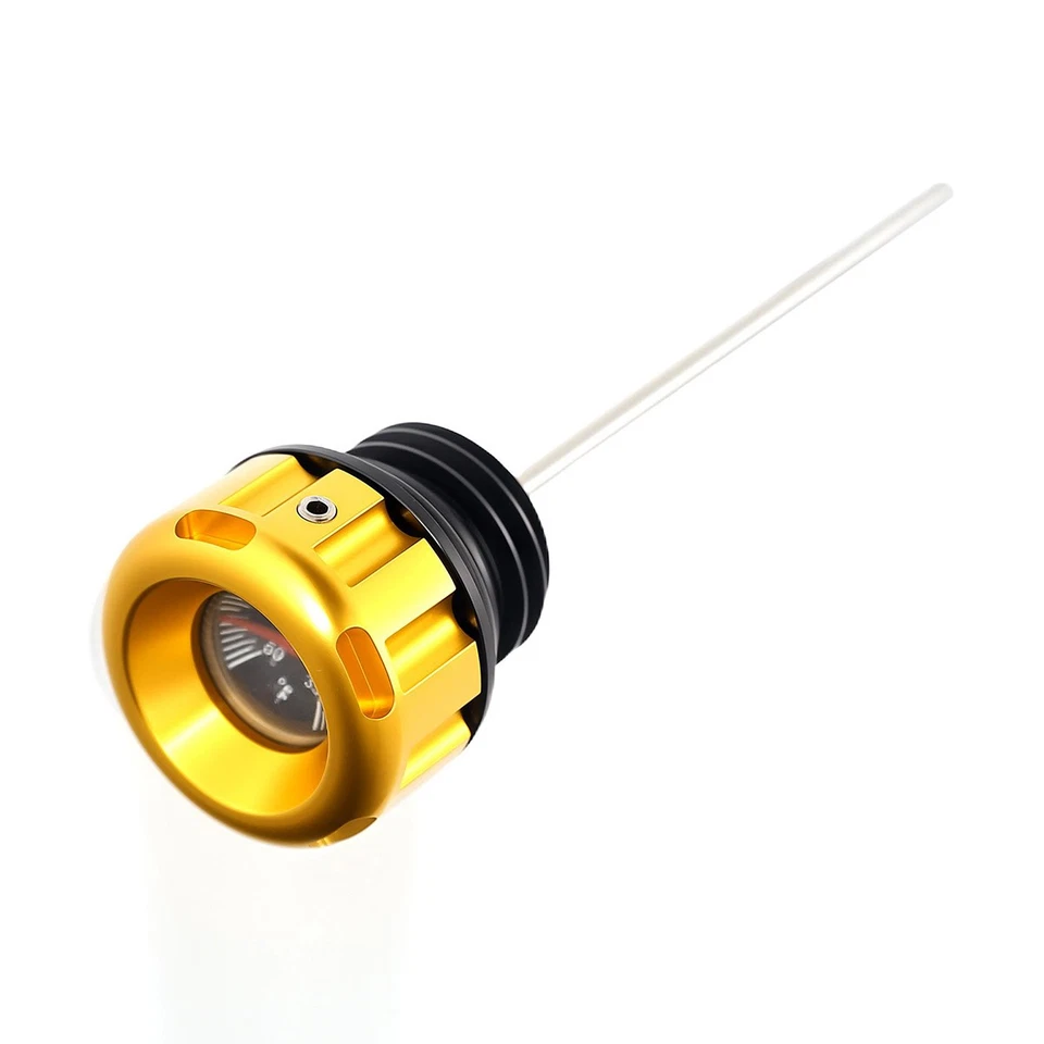 1 varilla de medición de temperatura de aceite dorada para Harley Touring Road Glide 2017-2025 FLTRX Foto 4 de 4