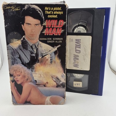 Wild Man VHS RARE OOP Celebrity Video Don Scribner 1988 Hard to Find