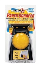 Zinsser Paper Scraper Plastic Handle Steel Fixed Blade Wallpaper Remover 4-1/2 W