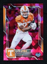 Marketplace image: 2025 Bowman U Chrome Sapphire Padparadscha 1/1 Peyton Lewis #97 1b03