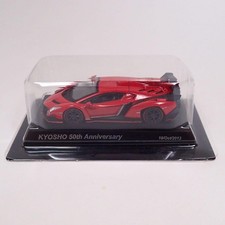 Kyosho 1/64 Lamborghini Veneno Red Limited Edition 50th Anniversary Model