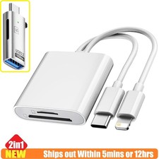 USB Type C Dual Card Slot Memory Card SD/TF C...