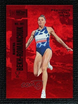 2022 Skybox Metal Universe Champions PMG Red /100 Maryna Bekh-Romanchuk #087 6l7