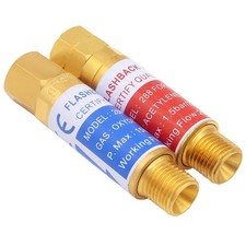 Uenede Oxygen  Acetylene/Propane Flashback Arrestors Set Regulator End...
