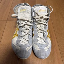asics OG EX-EO altes Modell TWR900 Ringer Boxschuhe grau wei&szlig; US7,5 / 25,5cm