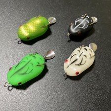 Small frog, 4-color set, bass fishing, new