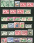 Fiji 1938-55 ½d-5s all types SG 249-266 ex. 261a hinged mint (cat. £265 as u/m)