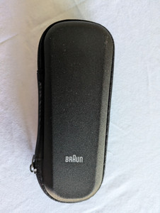 BRAUN Sunglass/Eyeglass Case-Zippered