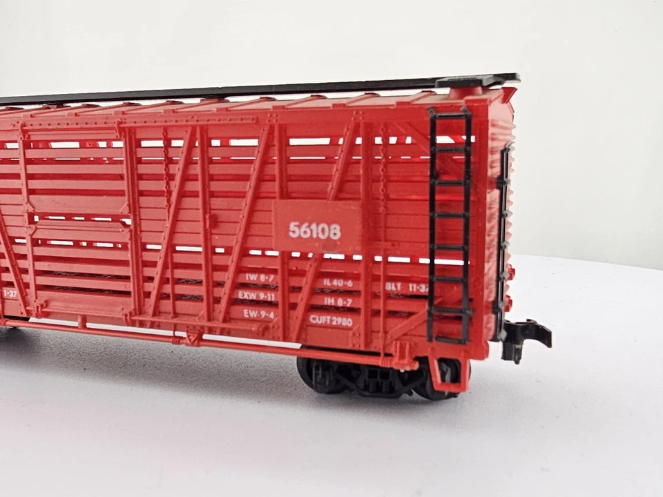 Roco HO Scale Great Northern Cattle Livestock Stock Train Car Red 56108 - Image 2 of 4