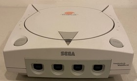 1999 SEGA DREAMCAST CONSOLE HKT-3020 LAUCH EDITION WHITE NTSC CIB TESTED WORKS C