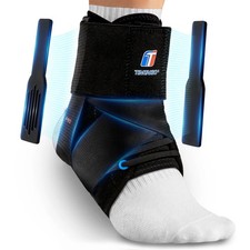 Quick Lace Up Ankle Brace for Women Men with Removable Side Splints, Ankle Su...