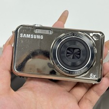 Samsung PL120 Dual Screen Selfie Digital Camera 14.2MP 5x Zoom Sliver