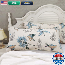 Brandream King Size Pillow Shams Set Of 2 Cotton Farmhouse Chic American