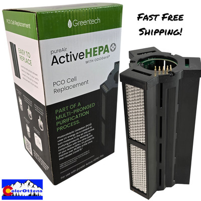 Greentech Environments pureAir Active HEPA+ Pro w/ ODOGard  PCO Cell Replacement