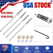 W10780045 W10821956 Washer Suspension Rod Kit for Whirlpool Kenmore Washer 4PCS