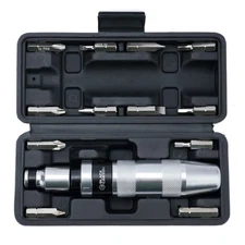 Hand Impact Driver Kit 13-Piece Set - High Torque Tool for Rusted Screws & Bolts