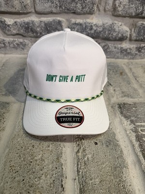 SWAG Golf DGAP Dont Give A Putt Rope Hat   White SnapBack NEW below retail