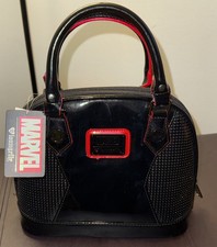 Bolso de Mano Marvel Loungefly Black Widow Logo Original Corazón Nuevo con Etiquetas