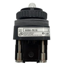 Allen-Bradley 800H 120V AC Panel Mount Pilot Light with White Lens NEW