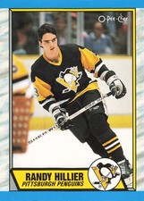 Randy Hillier 1989-90 O-Pee-Chee #126 Pittsburgh Penguins Hockey