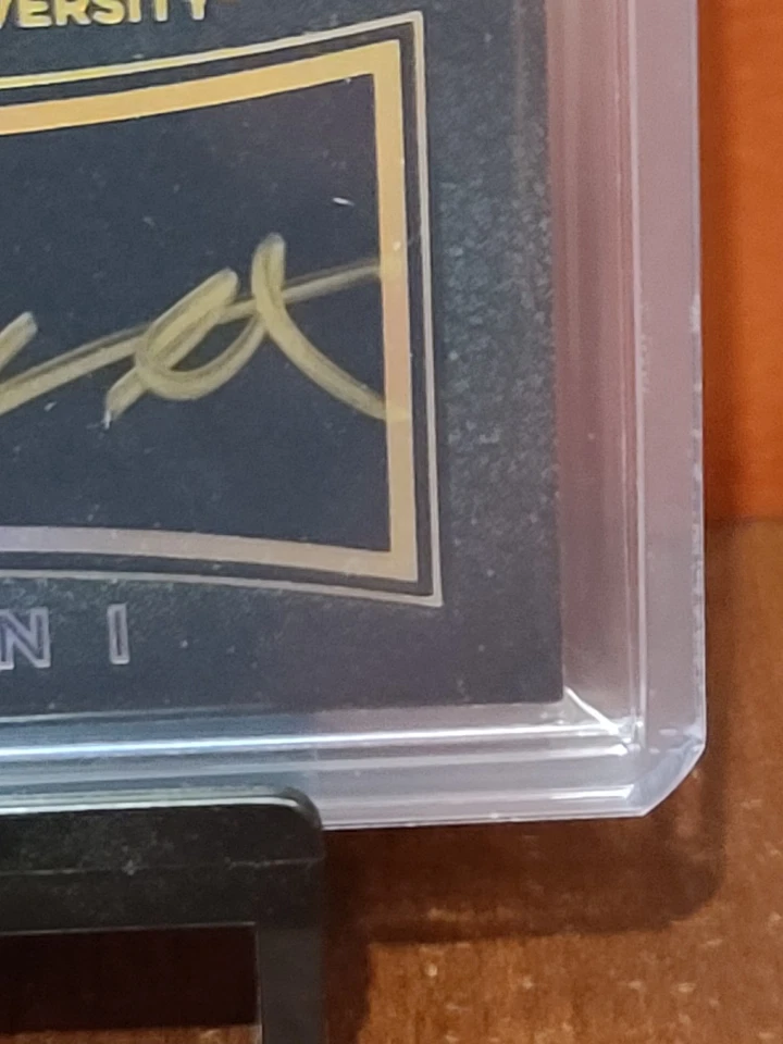 Panini Black Gold Collegiate 2016 Nick Vannett automático RC 16/25 Ohio State Foto 4 de 4