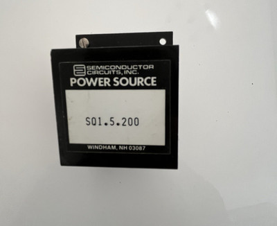 Semiconductor Circuits Inc SQ1.5.200 Industrial Power Supply Module