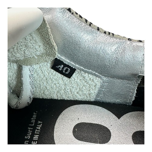 NEU - P448 F22 John Sneaker Größe EU 40 /US 9,5 in Grau Glitzer Schnürsenkel Neu mit Karton - Bild 13 von 24