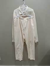 Women  s Plus Lounge Set 2 piece Shirt Pants Beige Casual Lightweight Outfit 3XL