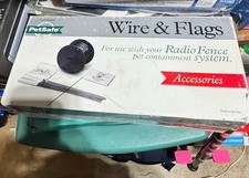 PETSAFE WIRE AND FLAGS DOG FENCING NEW OLD STOCK And Transmitter