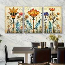 3pcs Vintage Egyptian Aesthetic Travel Perfect Wall Art Canvas Unframed/Framed