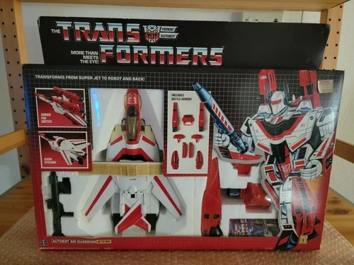 Vintage 1980s Transformers G1 Jetfire with Box