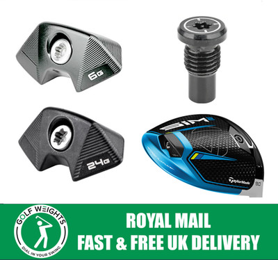 Taylormade Sim2 Max & Max D Driver Fairway Golfschläger Rücken & Schraubengewicht 2-38g
