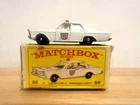 Matchbox Series Lesney 55/59 Ford Galaxie Police Car  Original Box (P3)