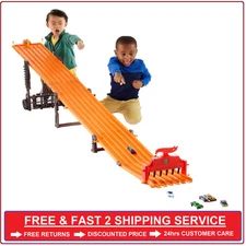 Hot Wheels Super 6 Lane Raceway 1:64 8 Feet Of Racing Action Six Lane Race Car