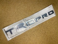 NEW Silver TRD PRO Emblem Badge Decal Sticker For TOYOTA Tacoma 4Runner