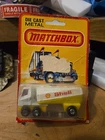 Matchbox 1980 Lesney #63 Gas Tanker Shell White In Protecto (#28