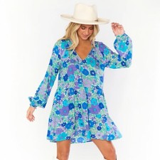 Show Me Your MuMu Birdie Mini Blueberry BlossomPrint Size Small