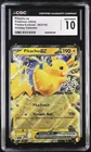 Pikachu ex Snowflake Holiday Calendar 063/193 Paldea Evolved CGC 10 Gem Mint
