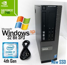 Dell OptiPlex 9020 WINDOWS XP PRO: i7-4770, MAX RAM, SSD- 32 bit Legacy Software