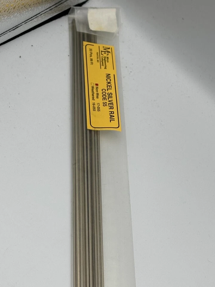 Micro Engineering 17-055 N Code 55 36" Non-Weathered Nickel Silver Rail - Image 2 of 2