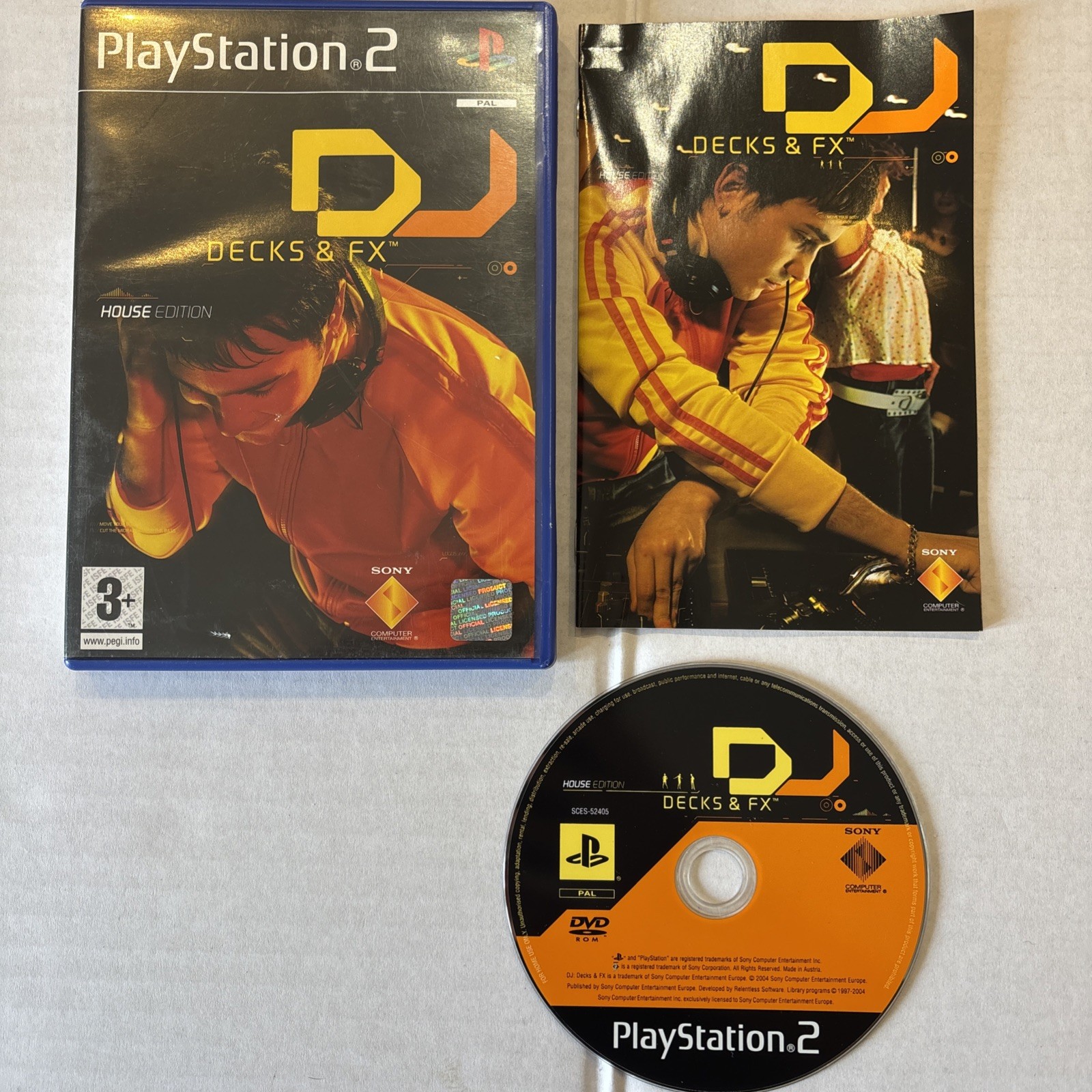 DJ: Decks & FX House Edition - Juego Playstation 2 Videojuego PS2