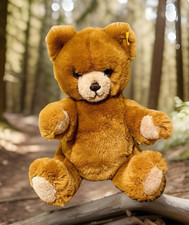 STEIFF Teddy Bear Plush 11" Stuffed Jointed Carmel Brown 0120/51 Germany