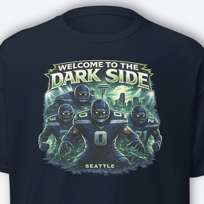 ローリングストーンズ×SEATTLE SEAHAWKSコラボシャツ ネイビー　L Seattle Seahawks NAVY 2025 Super Bowl Champions Lx Iconic Victory