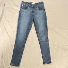 Levi's 721 Jeans Womens 30x30 Blue Denim Stretch Everyday Wear High Rise Skinny