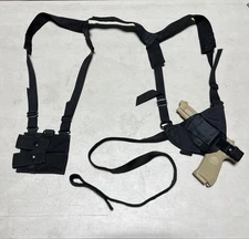 Eagle Military Angle Pull Shoulder Holster  Black RH RIGHT  Beretta 92 ￼