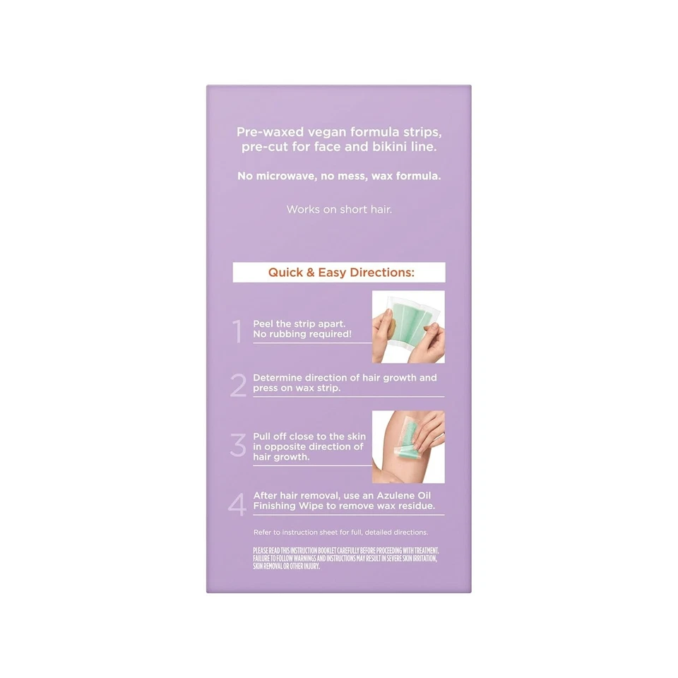 2 Cajas Tiras de Cera Sally Hansen para Rostro y Bikini Nuevas 20 Cada Caja Foto 3 de 4